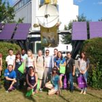 Gruppenfoto nach METEOSAT-Besuch